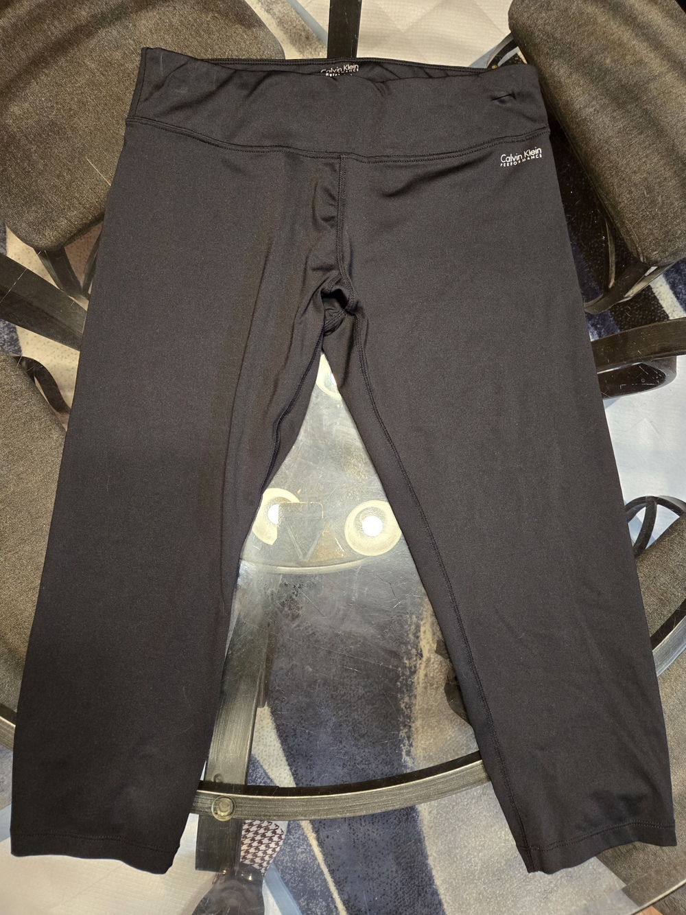 Calvin Klein Woman's Black Athletic Capri Leggings